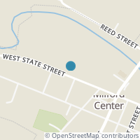 Map location of 88 W State St, Milford Center OH 43045