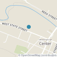 Map location of 94 W State St, Milford Center OH 43045