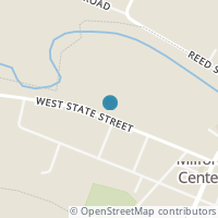 Map location of 126 W State St, Milford Center OH 43045