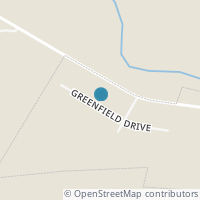 Map location of 46 Greenfield Dr, Milford Center OH 43045