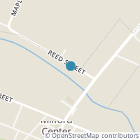 Map location of 47 Reed St, Milford Center OH 43045