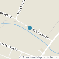 Map location of 101 Reed St, Milford Center OH 43045