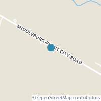 Map location of 22481 Middleburg Plain City Rd, Milford Center OH 43045