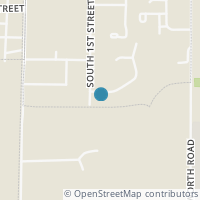 Map location of 100 Bon Bon Dr, Union City OH 45390