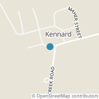 Map location of 3004 Kennard Kingscreek Rd, Cable OH 43009