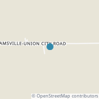 Map location of 3985 Beamsville Union City Rd, Ansonia OH 45303