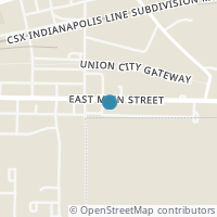 Map location of 622 E Main St, Union City OH 45390