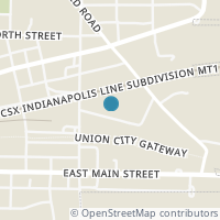 Map location of 731 E Ward St, Union City OH 45390