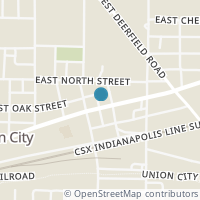Map location of 515 E Elm St, Union City OH 45390