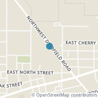 Map location of 245 NW Deerfield Rd, Union City OH 45390