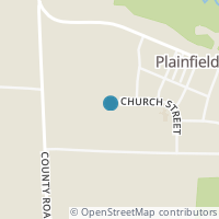Map location of 115 Church St, Plainfield OH 43836