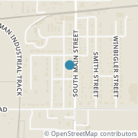 Map location of 522 S Main St, Ansonia OH 45303