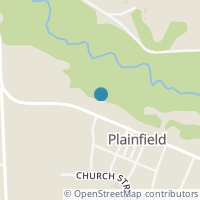 Map location of 300 W Main St, Plainfield OH 43836