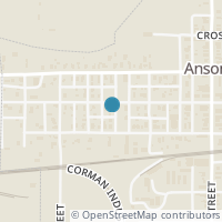 Map location of 401 W Weller St, Ansonia OH 45303