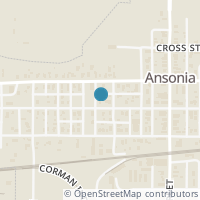Map location of 316 W Weller St, Ansonia OH 45303