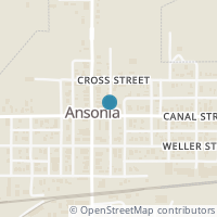 Map location of 112 E Canal St, Ansonia OH 45303