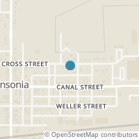 Map location of 333 E Cross St, Ansonia OH 45303
