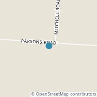 Map location of 9805 Parsons Rd, Croton OH 43013