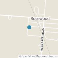 Map location of 11105 Archer St, Rosewood OH 43070