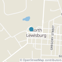 Map location of 82 W Maple St, North Lewisburg OH 43060