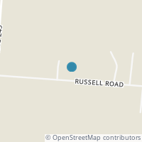 Map location of 9740 Russell Rd, De Graff OH 43318