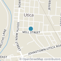 Map location of 84 S Central Ave, Utica OH 43080