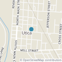 Map location of 121 Spring St, Utica OH 43080
