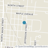 Map location of 243 N Jefferson St, Utica OH 43080