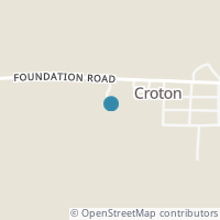 Map location of 10889 Foundation Rd, Croton OH 43013
