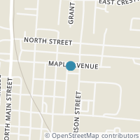 Map location of 230 Maple Ave, Utica OH 43080