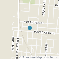 Map location of 412 Central Ave, Utica OH 43080