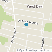 Map location of 1119 Brower Blvd, Ocean NJ 7712