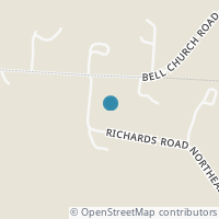 Map location of 8621 Richards Rd, Utica OH 43080