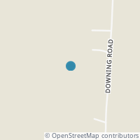 Map location of 13291 Downing Rd, Croton OH 43013