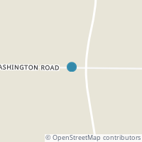 Map location of 2869 Washington Rd, Rossburg OH 45362