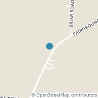 Map location of 14889 Fairgrounds Rd, Croton OH 43013