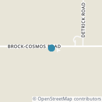 Map location of 4937 Brock Cosmos Rd, Rossburg OH 45362