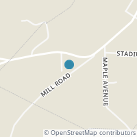 Map location of Mill Rd, Smithfield OH 43948
