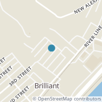 Map location of 502 Irma St, Brilliant OH 43913