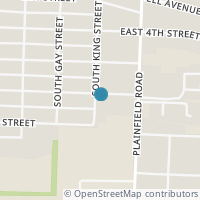Map location of 604 S King St, West Lafayette OH 43845