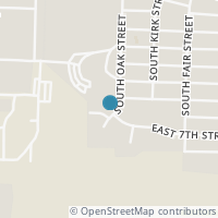 Map location of 605 S Oak St, West Lafayette OH 43845