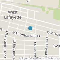 Map location of 313 E Russell Ave, West Lafayette OH 43845
