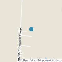 Map location of 2304 Simmons Church Rd, Centerburg OH 43011