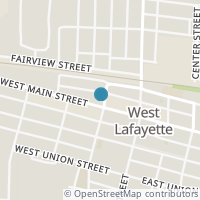 Map location of 101 N Oak St, West Lafayette OH 43845