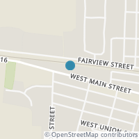 Map location of 424 W Main St, West Lafayette OH 43845