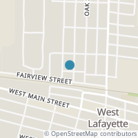 Map location of 212 N George St, West Lafayette OH 43845