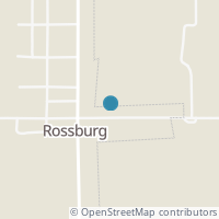 Map location of 110 E Main St, Rossburg OH 45362