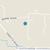 Map location of 7560 Myers Rd, Centerburg OH 43011