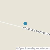 Map location of 2776 Rossburg Lightsville Rd, Rossburg OH 45362