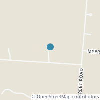 Map location of 8355 Myers Rd, Centerburg OH 43011
